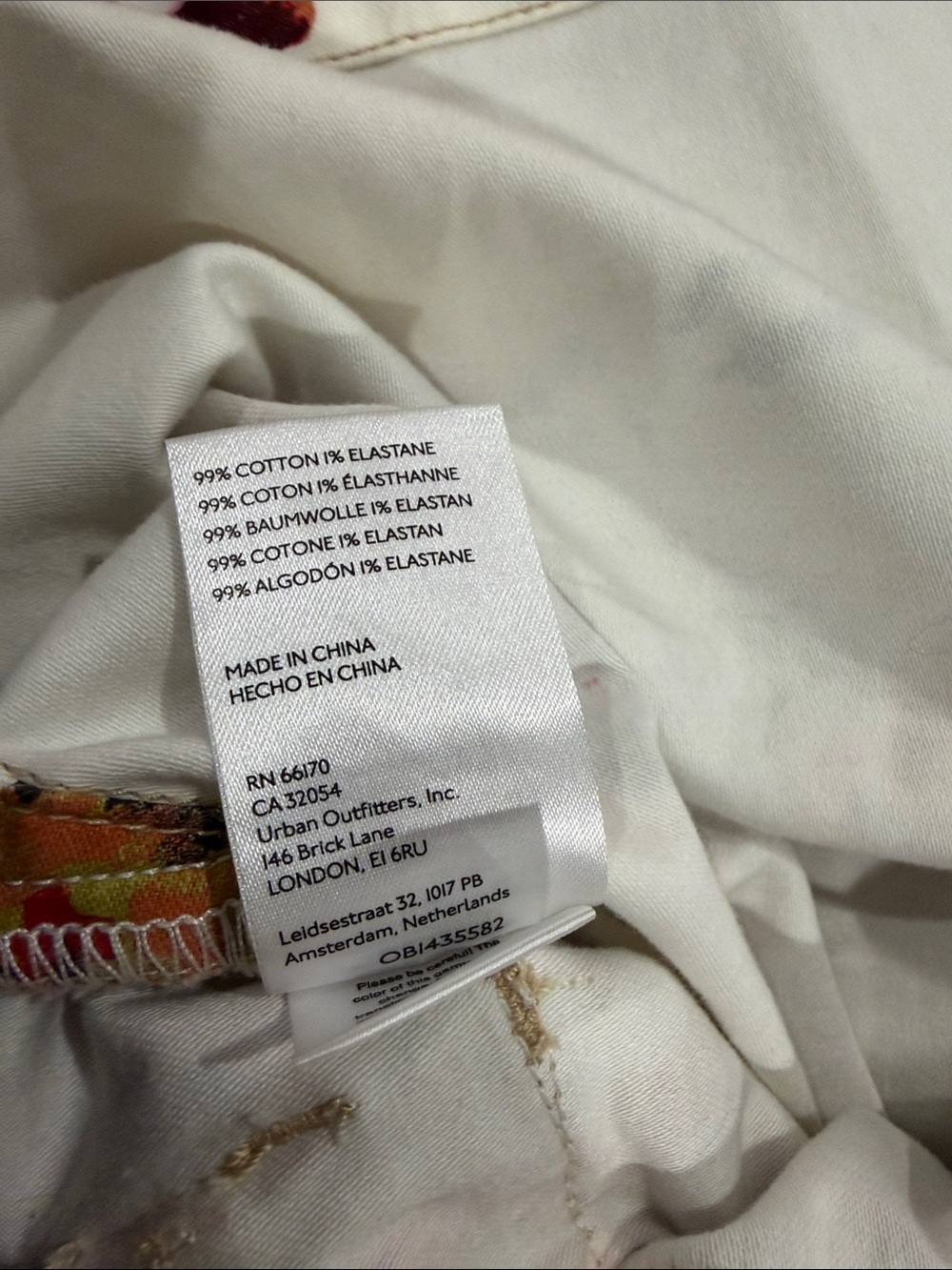 Anthropologie Pilcro The Wanderer Floral Utility Jacket White Multi Size XL - Picture 9 of 14